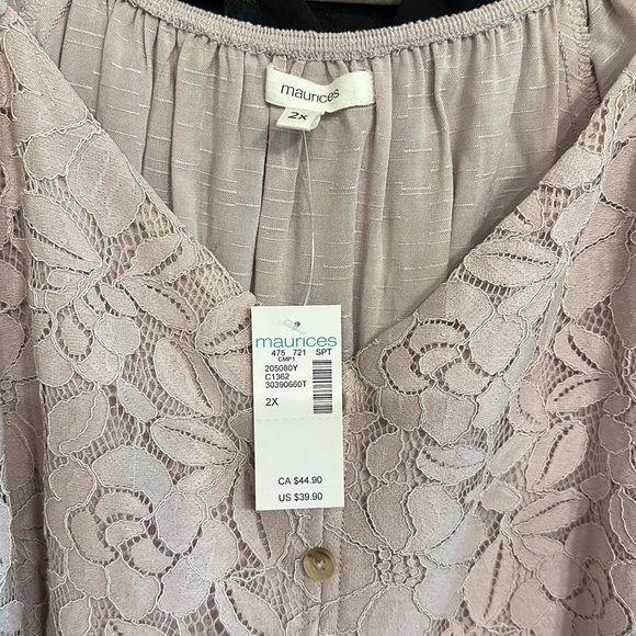 Maurice’s peplum blouse - Picture 9 of 10